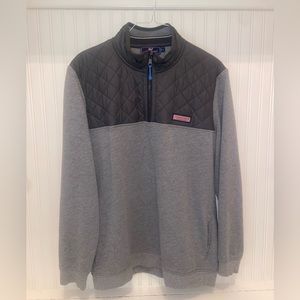 Grey Vineyard Vines Men’s Quarter Zip (Size L)